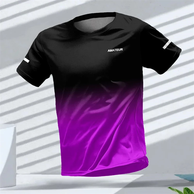 Table Tennis Jersey Butterfly - Męskie koszulki sportowe na zewnątrz, gradientowy