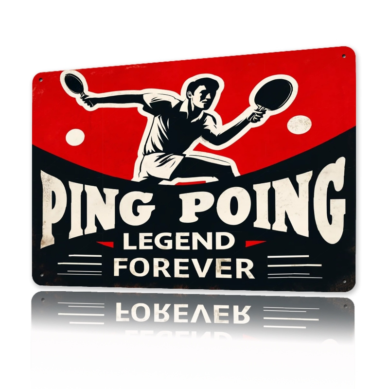 Vintage Pong Legend Metal Tin  – Table Tennis History recenzja i cena