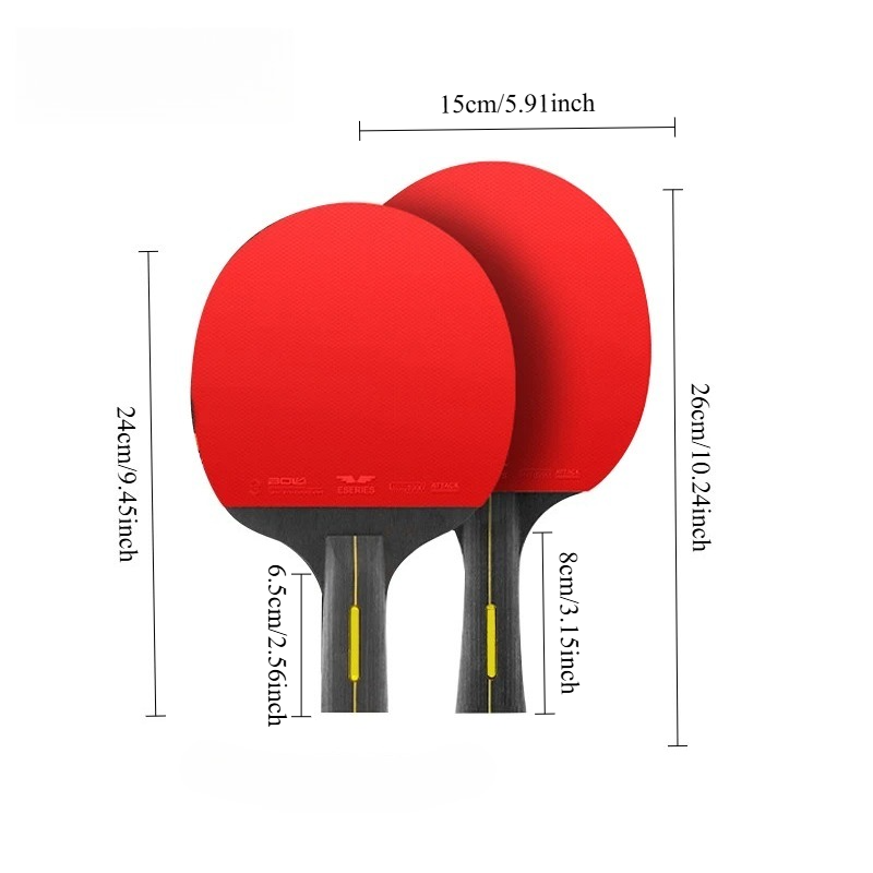 6-gwiazdkowy zestaw rakietek d – Table Tennis History recenzja i cena